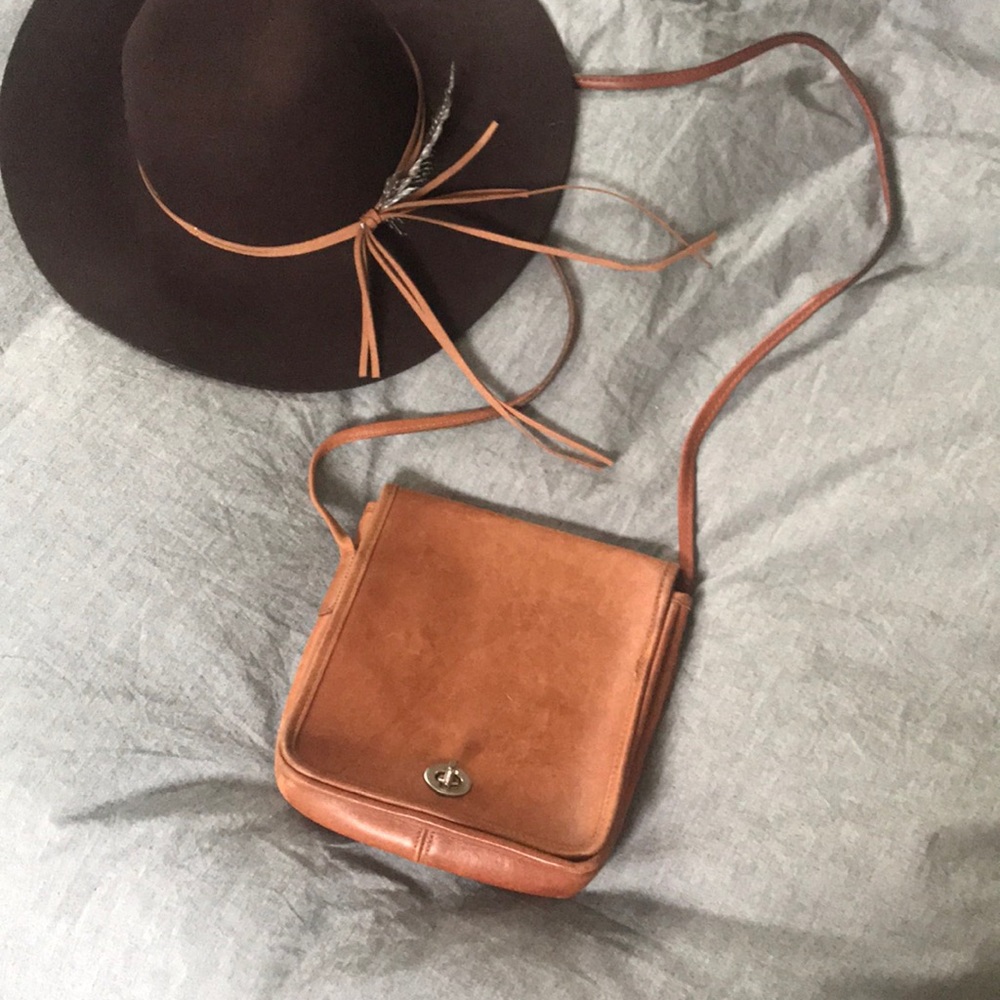 Vintage Leather Coach Crossbody